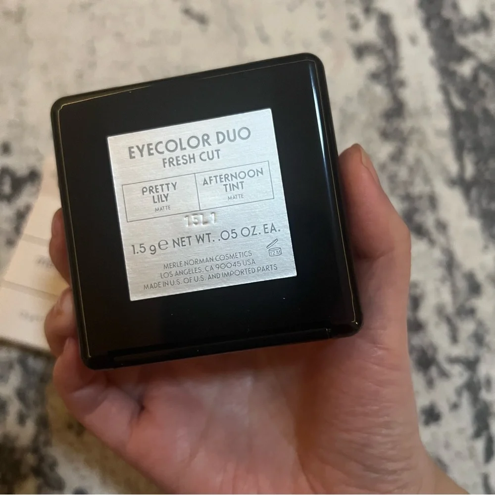 Merle Norman Eyecolor Eyeshadow Duo Matte Fresh Cut Pretty Lily Afternoon